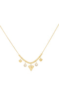 collana cuore scintillante