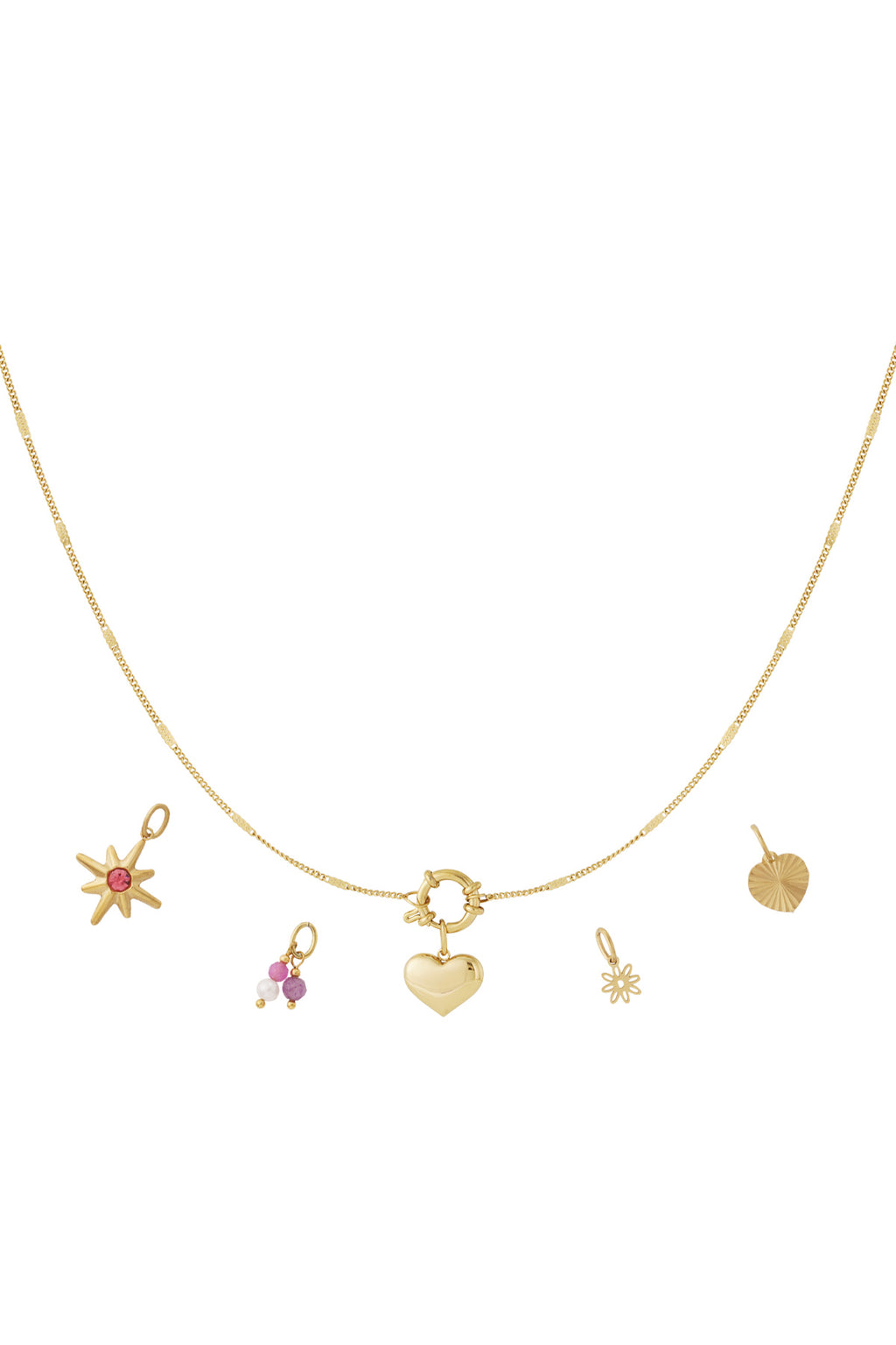 Collana fai da te con mini cuore