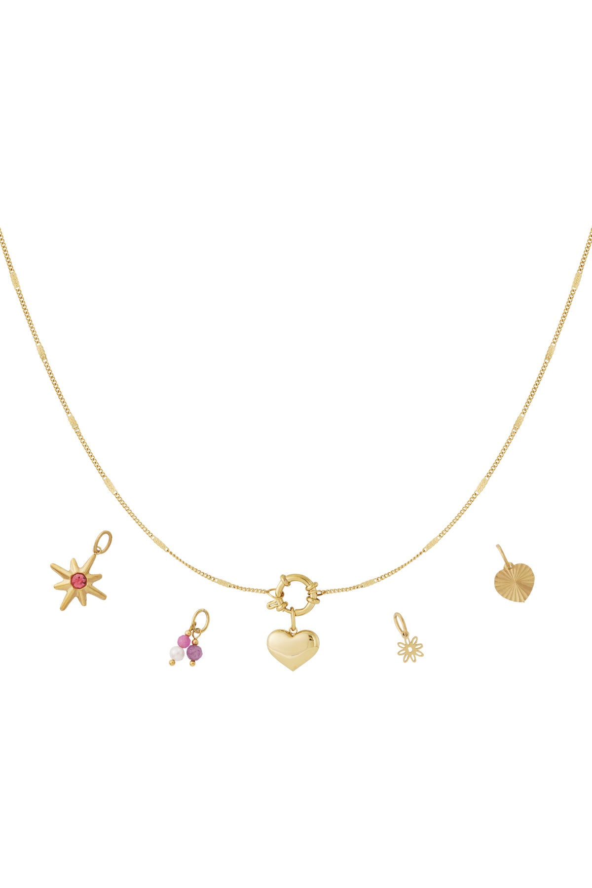Collana fai da te con mini cuore