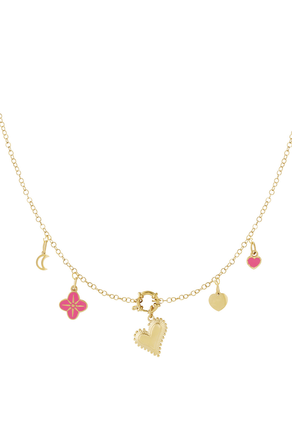 Collana fai da te con cuore spesso