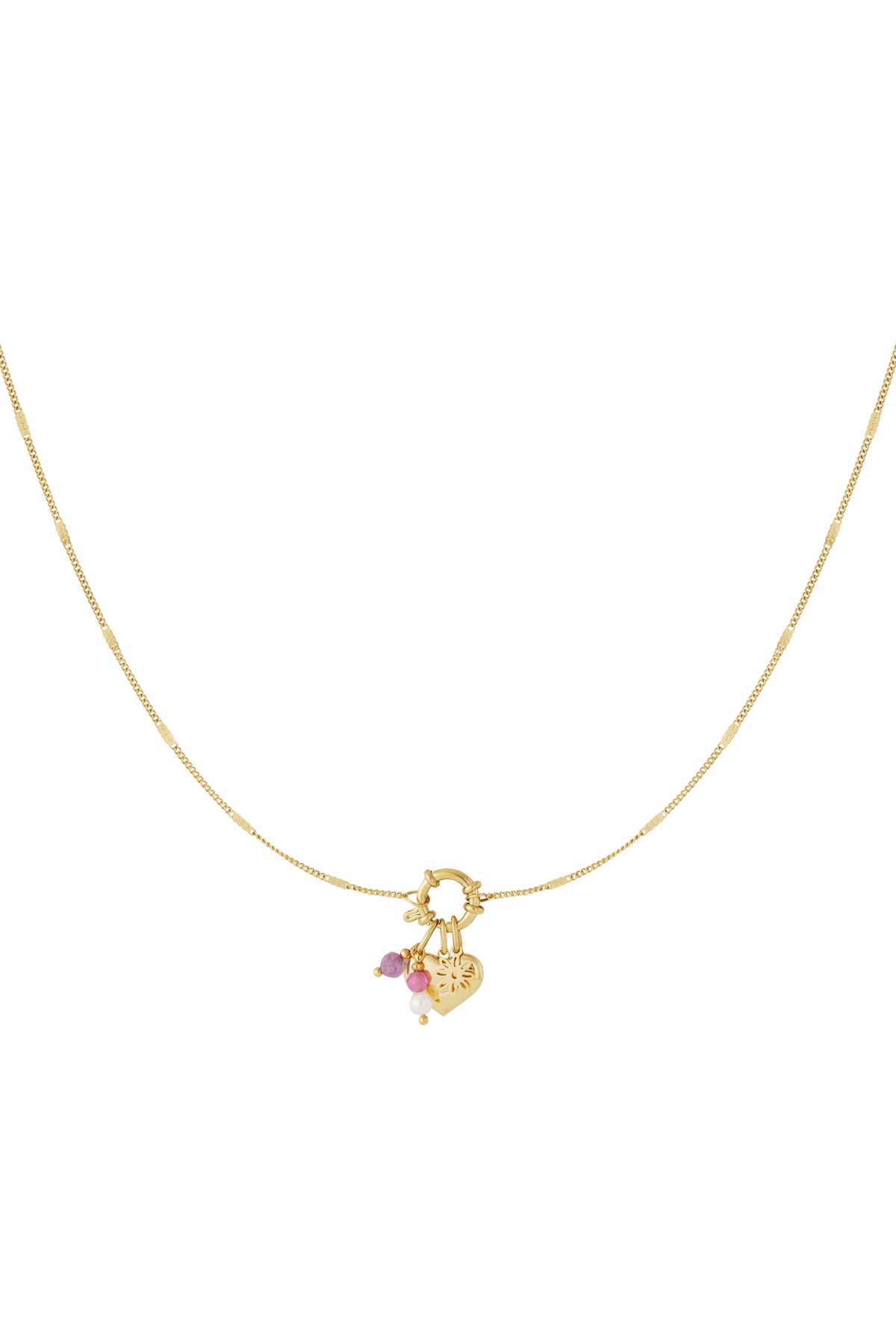 Collana fai da te con mini cuore