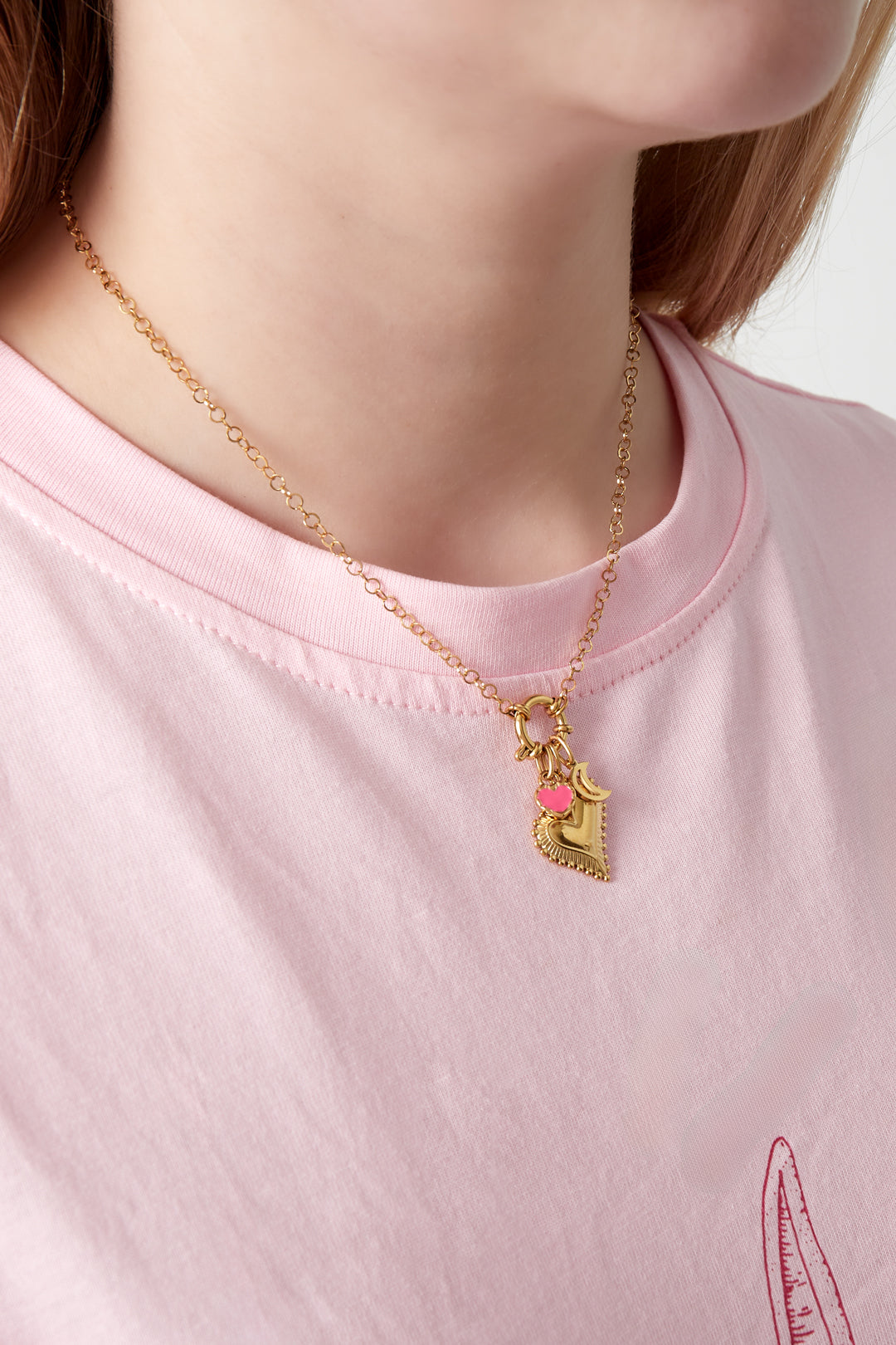 Collana fai da te con cuore spesso